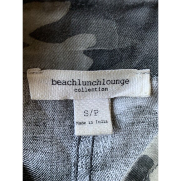 Beach Lunch Lounge Camouflage Y2K Streetware Jacket Sz SMALL - Picture 9 of 9